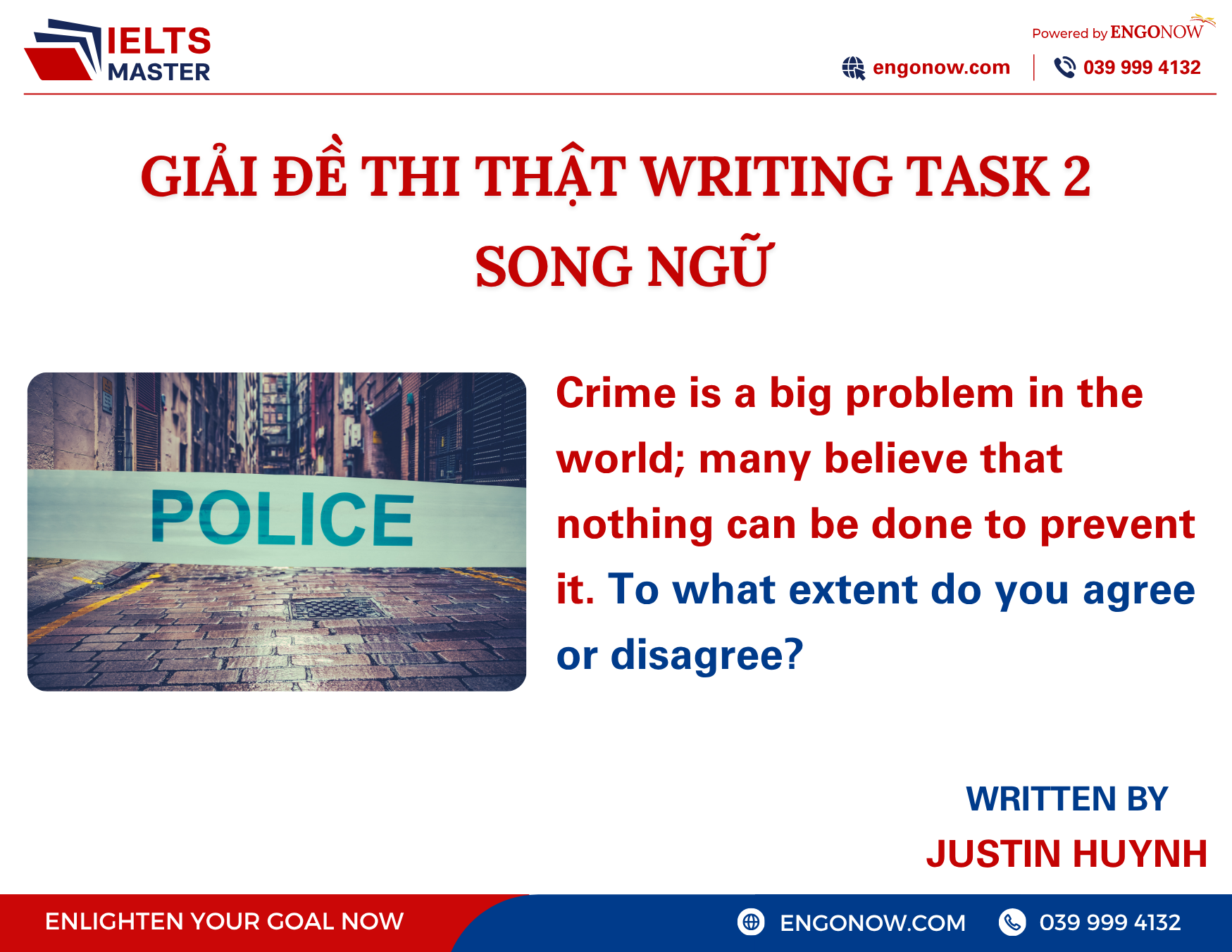 bài mẫu ielts writing task 2 chủ đề crime